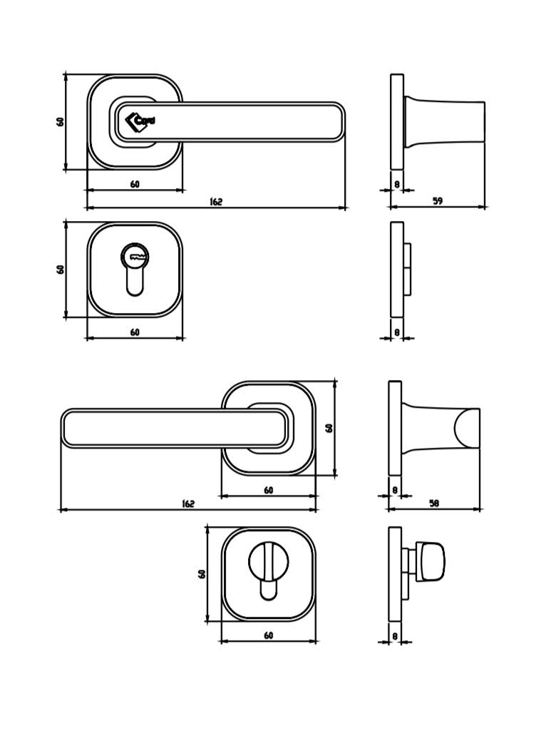 Khóa thẻ từ Ezibee Lock EZ160